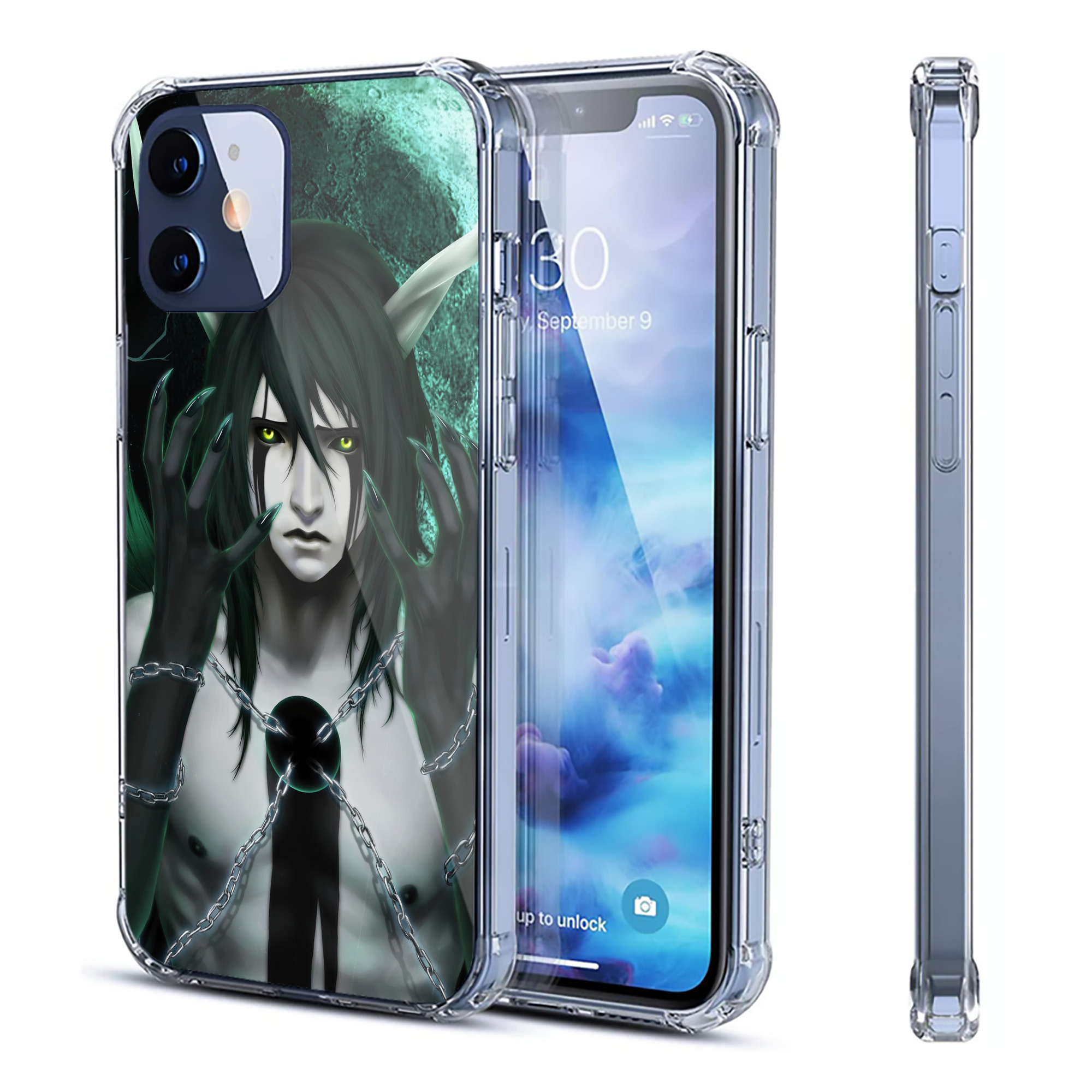 （画像用） ブリーチ BLEACH 【iPhone 12シリーズ対応】透明スマホケース（クリアソフトケース）